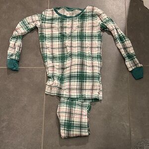 Little Sleepies Green Plaid Pajamas